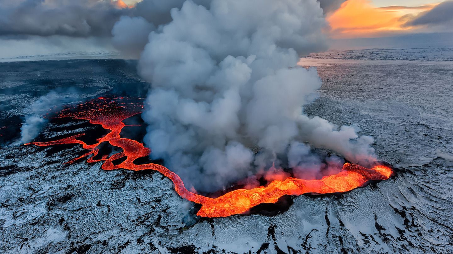 volcano fire